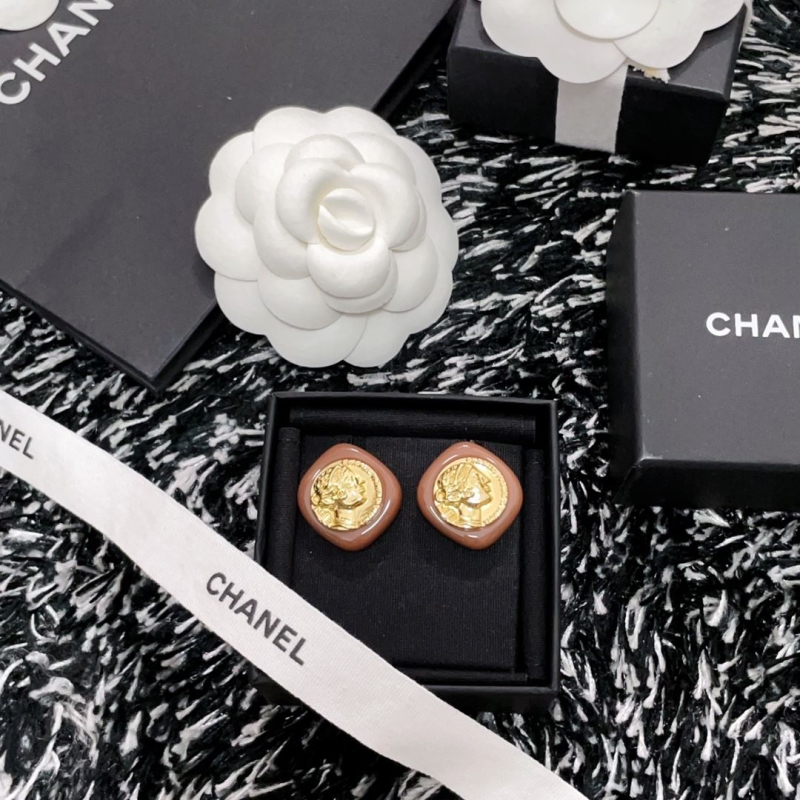 Ch*el earrings